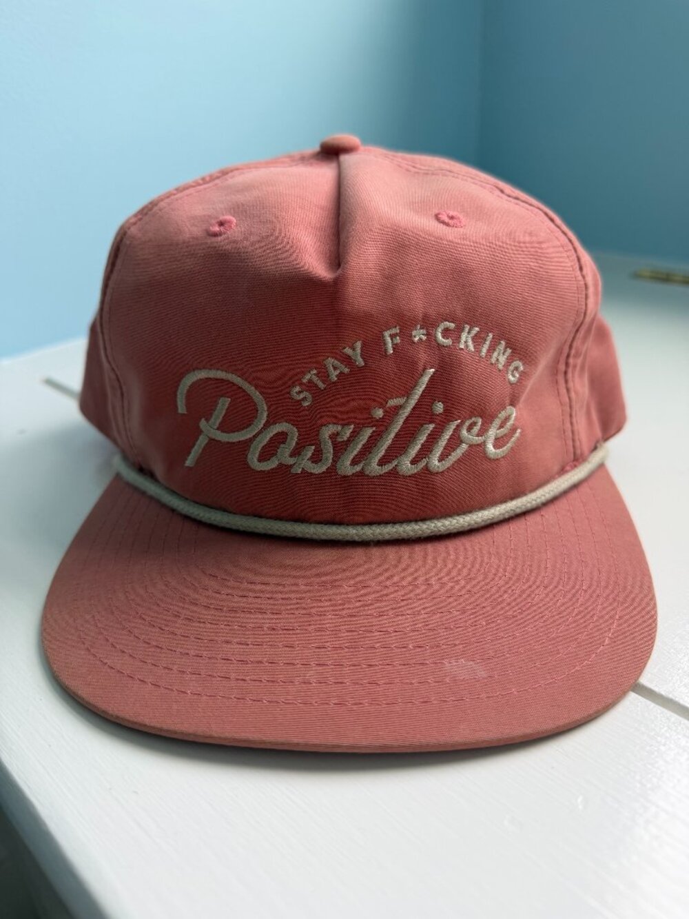 Stay F*cking Positive - SkiTown - Salmon Color
